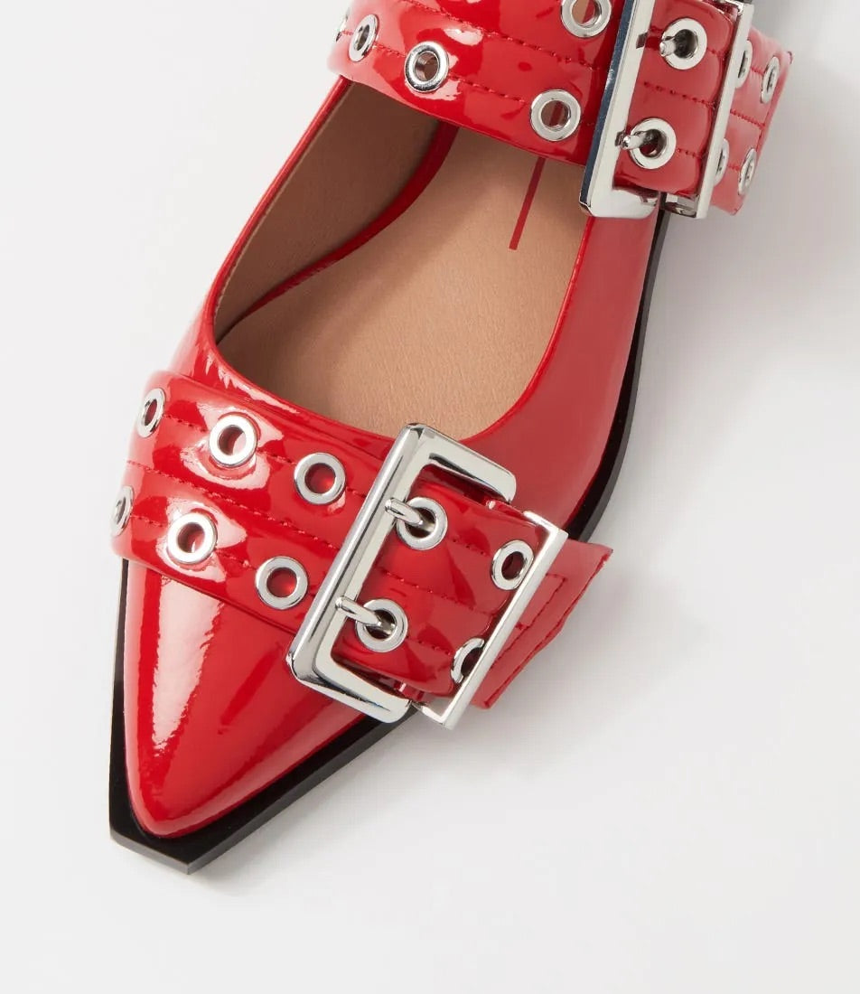 Larra By Mollini - Patent Red (36,37)
