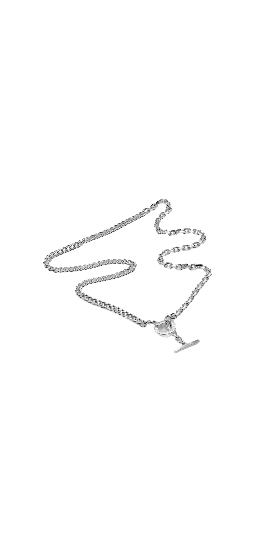 T-Bar Halo Necklace By Stolen Girlfriends Club - Sterling Silver