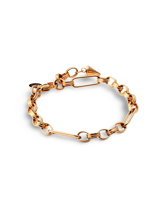 Luxe Bracelet By Silk & Steel - Gold