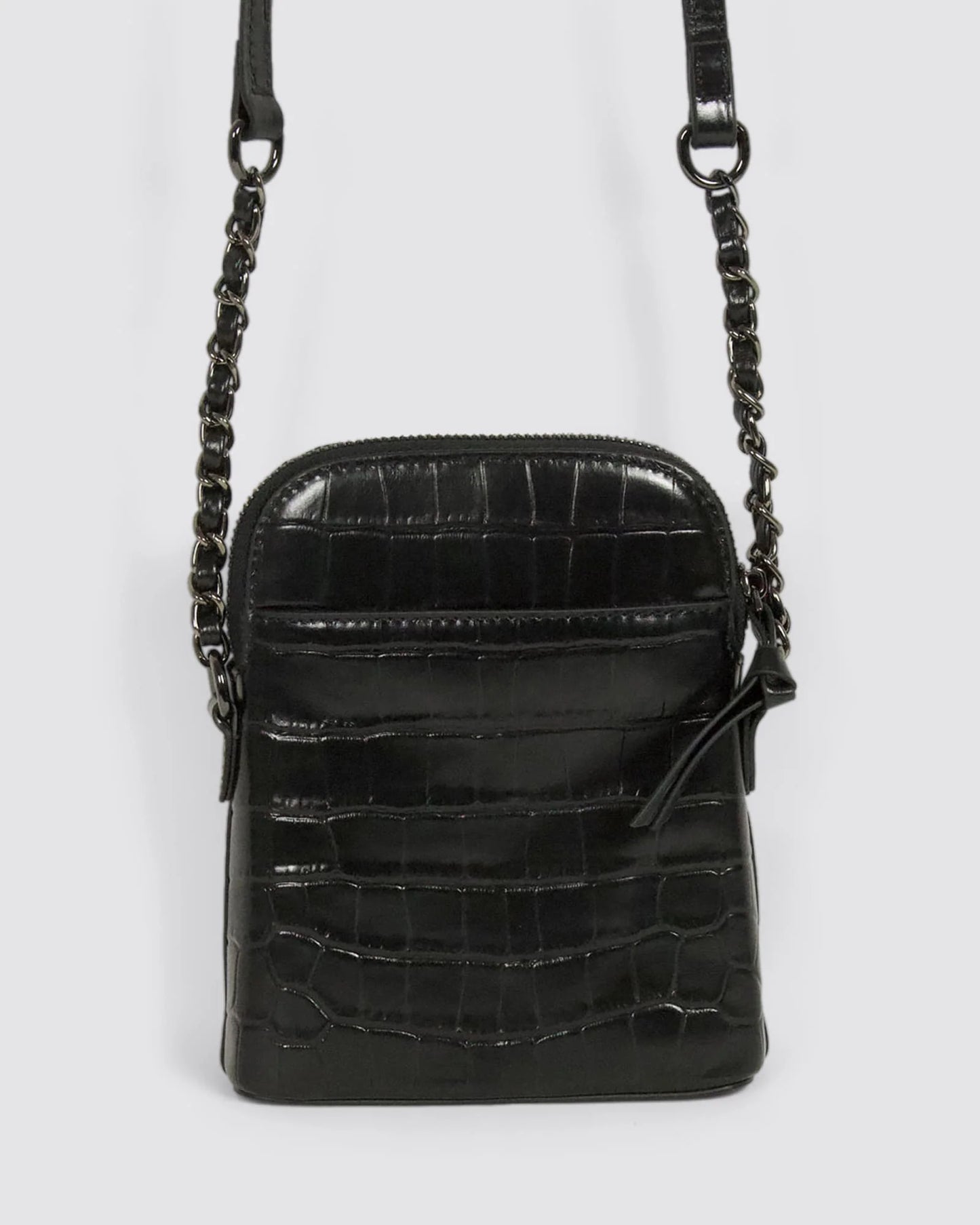 Charlie Bag By Andrea Biani - Black croc