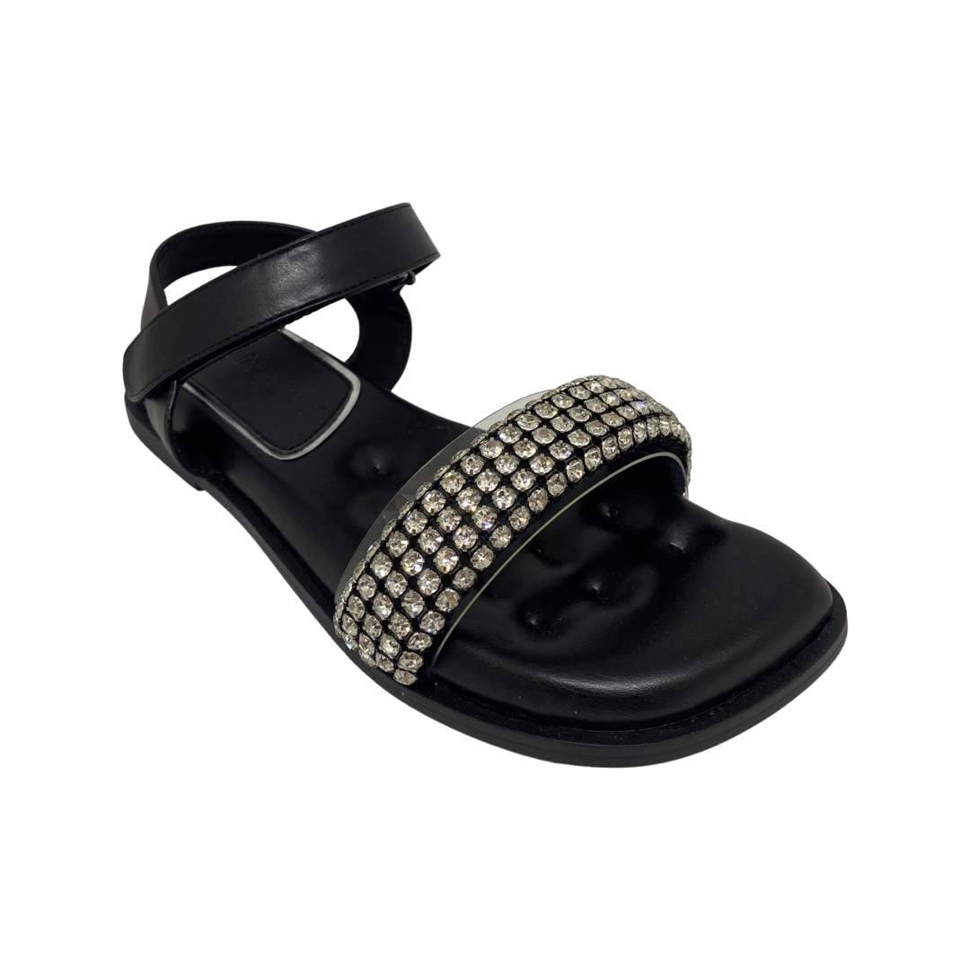 VO597 Sandal By Manufacture d'essai - Nero/Crystal