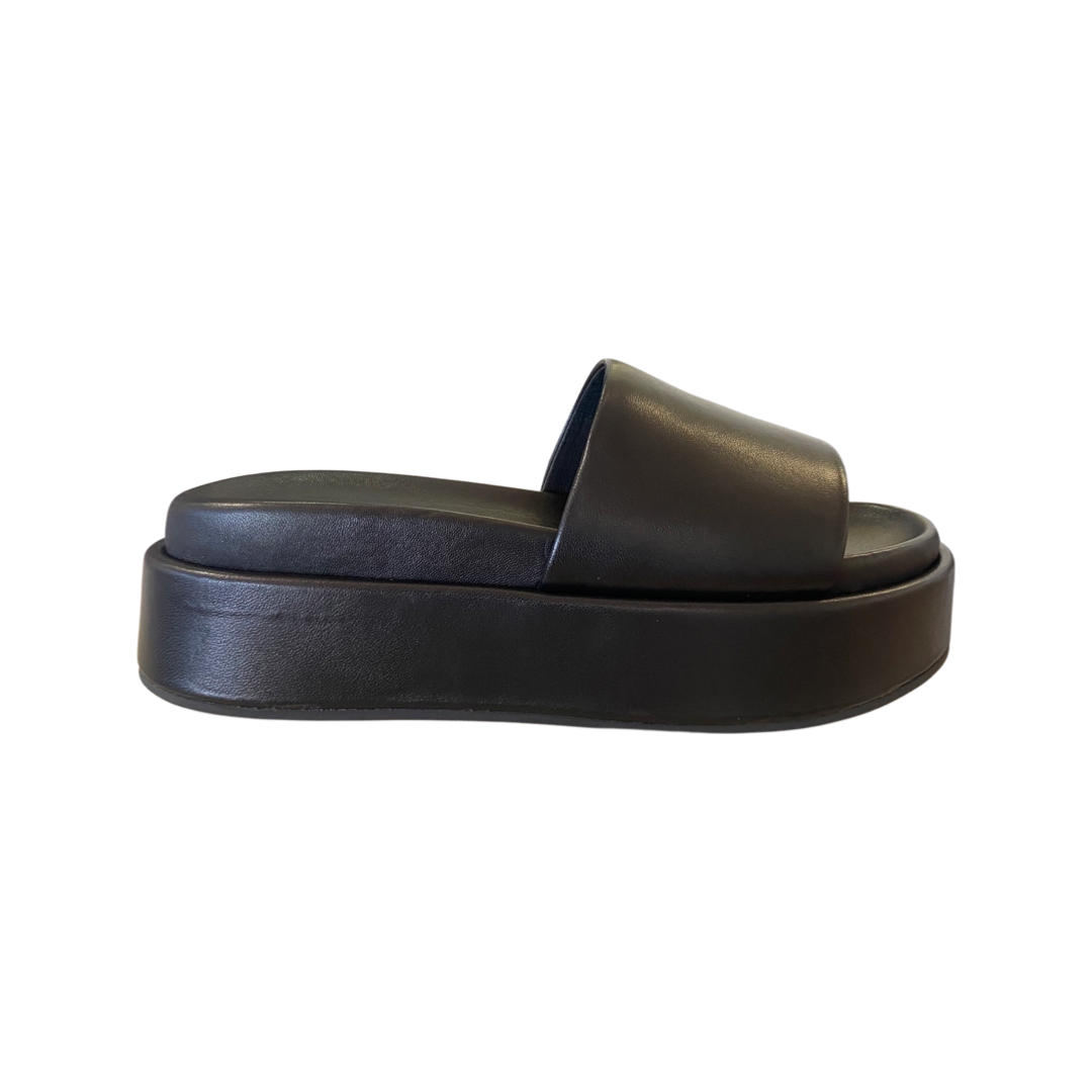 Dustin Flatform Sandal By Sol Sana - Black – SHOO NZ