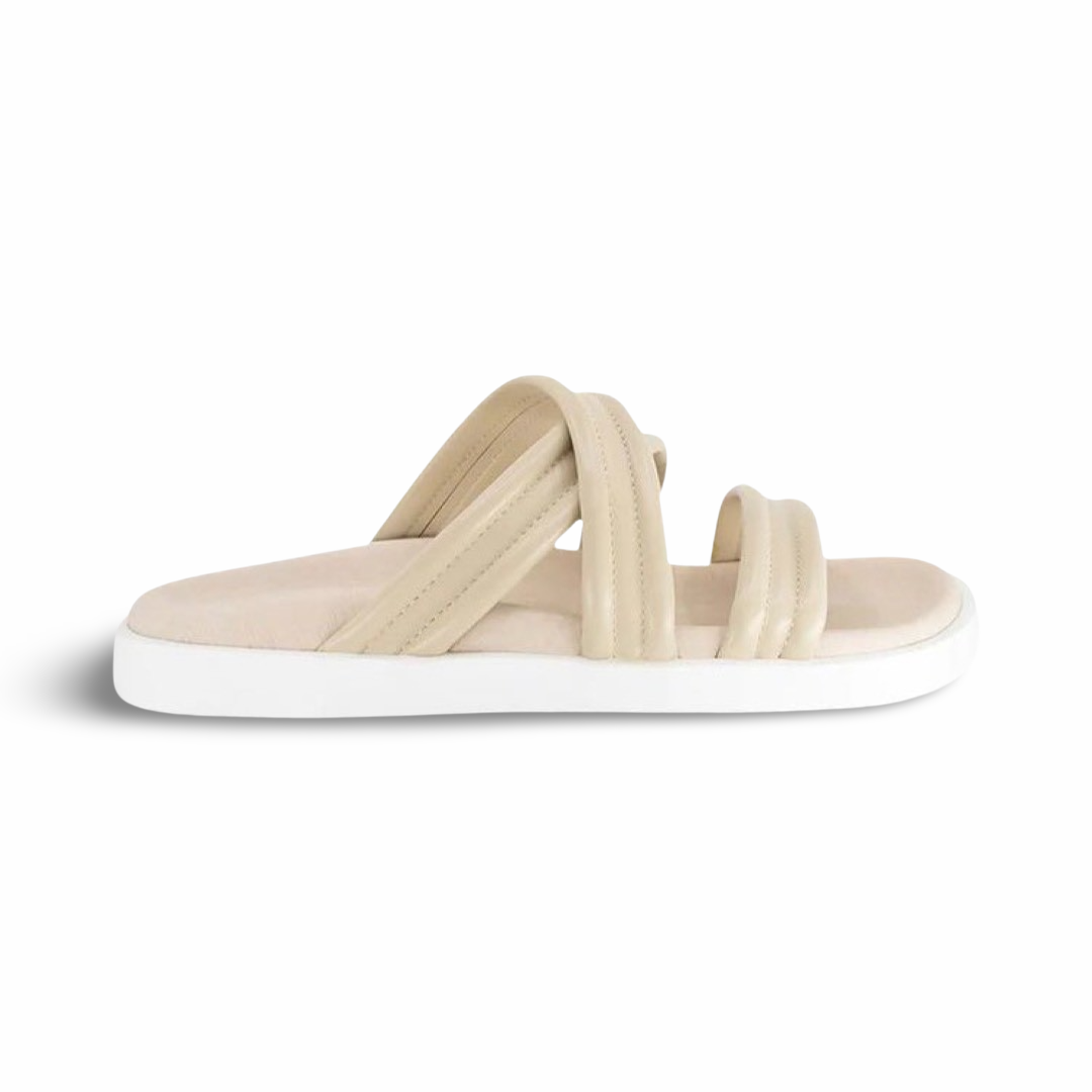 Wade Footbed Sandal By Sol Sana - Parchment