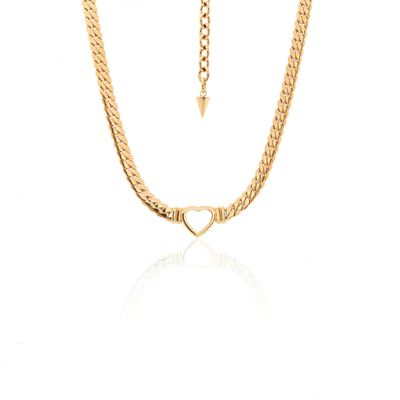 Valentina Necklace By Silk and Steel - Gold