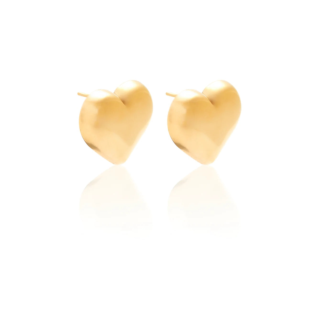 Valentina Puff Stud By Silk and Steel - Gold