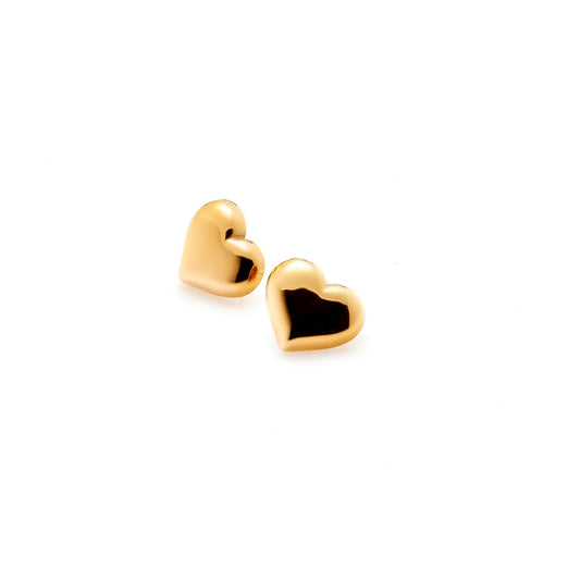 Valentina Puff Stud By Silk and Steel - Gold