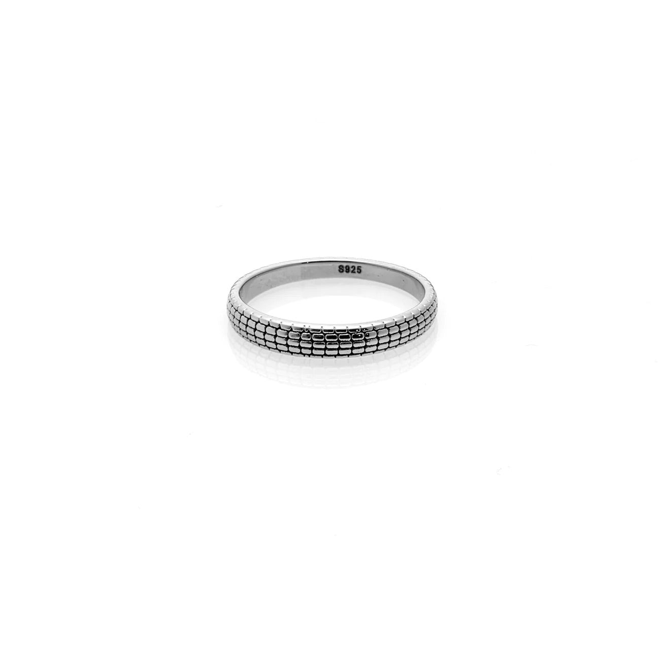 Romantique Stacker Ring By Silk & Steel - Silver