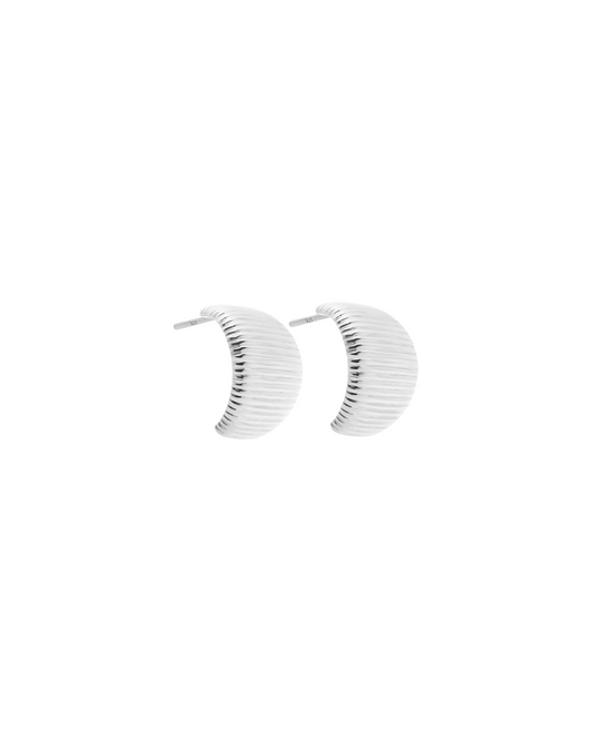 Nautica Hoops Silver By Silk and Steel