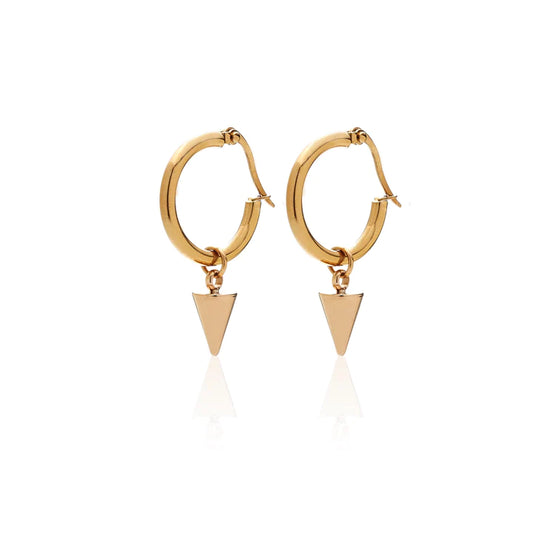 Kate Hoops By Silk and Steel - Gold