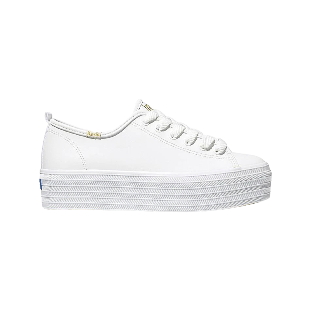 Triple Up Leather By Keds - White